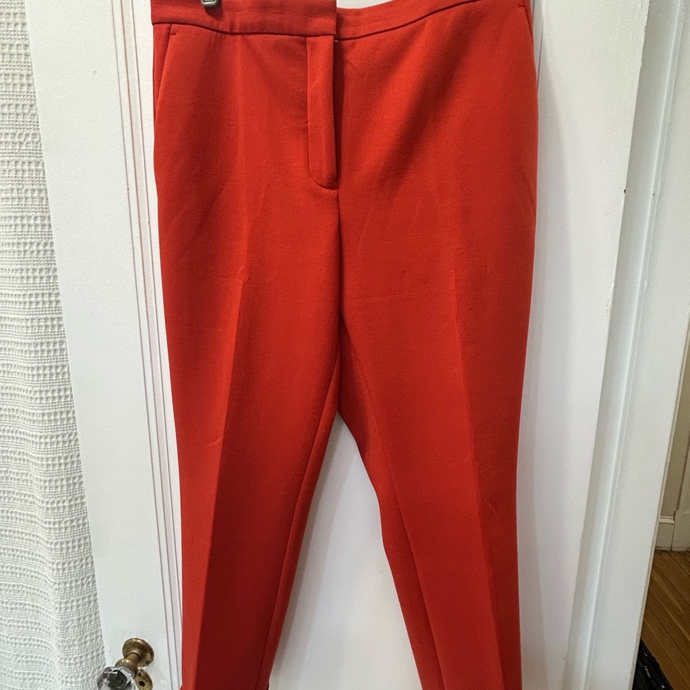 Ann Taylor Vibrant Red Trousers